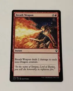 MTG Breath Weapon - Commander Legends: Battle For Baldurs Gate NM - Image 1