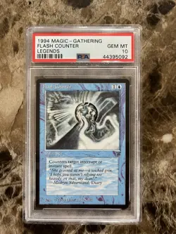 FLASH COUNTER Legends PSA 10 Graded Vintage MTG (Listing B) - Image 1