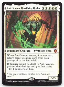 Anti-Venom, Horrifying Healer (Extended Art) 244 Marvel's Spider-Man NM M - Image 1