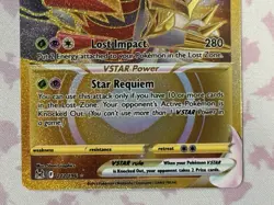 Pokemon Giratina VSTAR 212/196 Lost Origins Secret Rare Card Near Mint Condition - Image 2