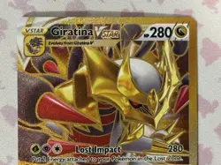 Pokemon Giratina VSTAR 212/196 Lost Origins Secret Rare Card Near Mint Condition - Image 3