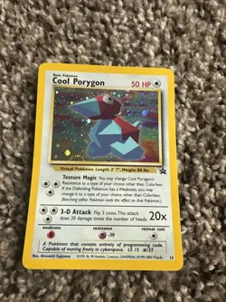 Pokemon TCG Cool Porygon Wotc Promo 15 Holo Promo 2000 50 HP - Image 1