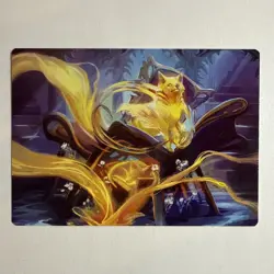 1x Art Series (17/54) - Inquisitive Glimmer MTG Duskmourn: House of Horror NM Ma - Image 1