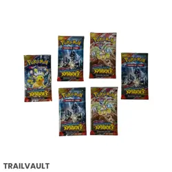 Lot Of 6 Pokemon Scarlet & Violet Surging Sparks Booster Packs - Image 1