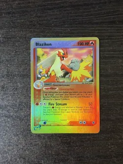 [2 Card Lot] Pokemon TCG Blaziken Holo Ruby & Sapphire 3/109 & Pop Series 1/17 - Image 4
