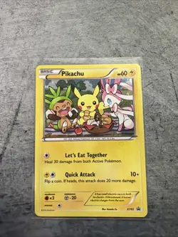 Pokemon Pikachu TCG XY95 XY Black Star Promo Holo Card - Image 1