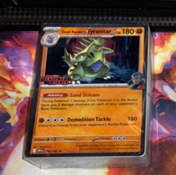 Pokemon Destined Rivals Tyranitar Prerelease Deck Sealed Stamped - Image 1