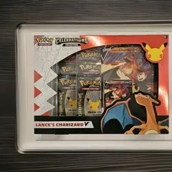 2021 Pokemon TCG Lance's Charizard V Box Celebrations Collection Sealed NEW 🔥🔥 - Image 1