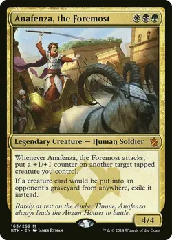 mtg magic Anafenza, the Foremost ENGLISH Anafenza la Primordiale khans of tarkir - Image 1
