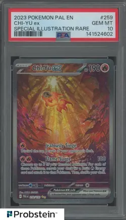 2023 Pokemon PAL EN Special Illustration Rare #259 Chi-Yu ex PSA 10 GEM MINT - Image 1