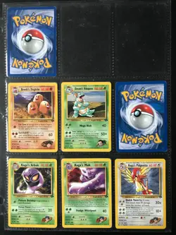 Gym Challenge near complete set 2000 Wizards vintage Pokemon cards TCG MP/HP - Image 2