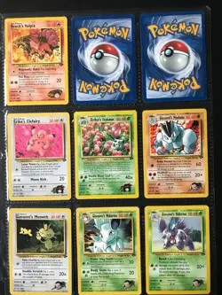 Gym Challenge near complete set 2000 Wizards vintage Pokemon cards TCG MP/HP - Image 4