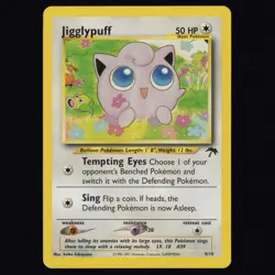 Jigglypuff 8/18 Southern Islands WOTC 2001 Rare Promo Set Pokemon TCG LP - Image 1