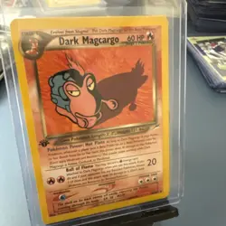 Pokemon Dark Magcargo TCG Card Neo Destiny LP 18/105 1st Edition - Image 1