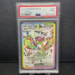 Pokemon TCG Flygon EX Ultra Rare Holo Card Surging Sparks PSA 9 - Image 1
