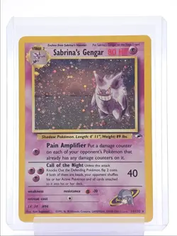 SABRINA'S GENGAR 2000 POKEMON GYM HEROES HOLO RARE 14/132 Q1048 - Image 1