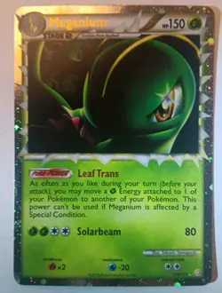 Meganium 109/123 HeartGold & SoulSilver Holo Rare Pokemon TCG 2010 NM - Image 1