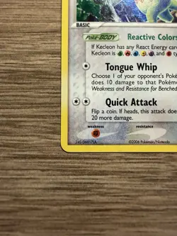 Pokemon Kecleon 37/92 Legend Maker Reverse Holo Stamped - Image 4