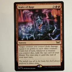Waltz of Rage R MTG Duskmourn: House of Horror M/NM, English - Image 1