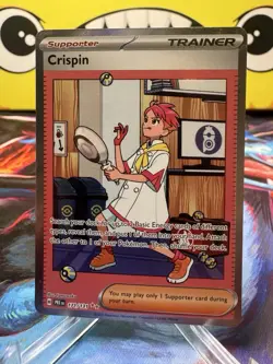 Pokemon TCG Prismatic Evolutions #171/131 Crispin Special Illustration Rare - Image 1