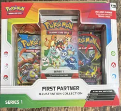 Pokemon First Partner Illustration Collection Series 1 Box English Promo sealed - Image 1