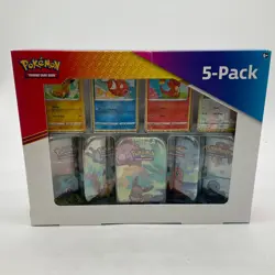 Pokemon TCG Kanto Power Costco 5-Mini Tin Box Set SEALED NEW - Image 1