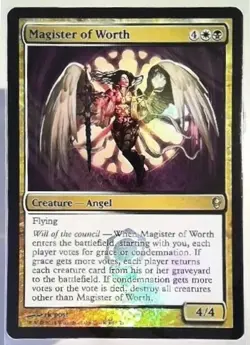 mtg magic Magister of Worth FOIL ENGLISH Magister de la valeur - Image 1