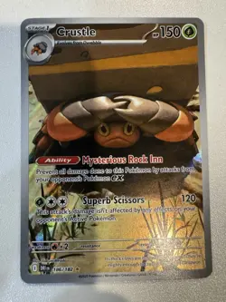 Pokemon TCG | Crustle 186/182 Destined Rivals | NM Condition | US Shipping - Image 1