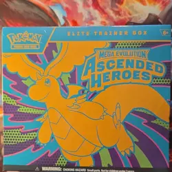 Pokemon Elite Trainer Box Mega Evolution Ascended Heroes Dragonite Zekrom 2024 - Image 1