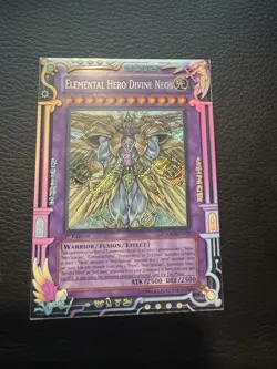 Yu-Gi-Oh! Konami Elemental Hero Divine Neos Holo CSOC 1st Ed CSOC-EN098 - Image 3