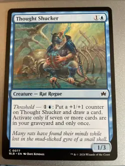 MTG Thought Shucker Bloomburrow Regular Card MINT Common 0077 - Image 1