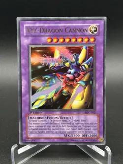 Yuguoh TCG XYZ-Dragon Cannon 1st Edition Holo MFC-052 LP - Image 1