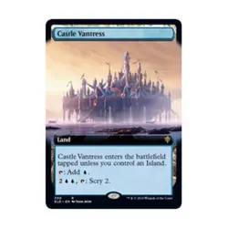 WOTC MtG Throne of Eldraine Castle Vantress (Extended Art) (R) NM - Image 1