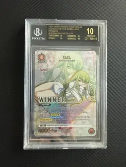 BGS 10 BLACK LABEL Union Arena C.C. Store Tournament Winner Card Code Geass EN - Image 2
