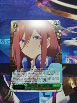 Weiss Schwarz Quintessential Quintuplets 5HY/W83-036S SR Miku Nakano Foil - Image 1