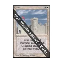 WOTC MtG Collector's Ed Castle (CE) (U) EX - Image 1