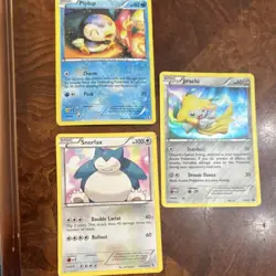 Nintendo Pokemon TCG Piplup Jirachi Snorlax Lot 3 Cards English - Image 1