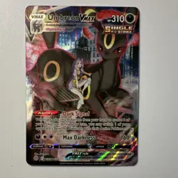 Pokemon TCG Umbreon VMAX Full Art Single Strike Ultra Rare Holo TG23/TG30 Swsh09 - Image 2