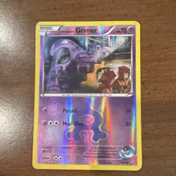 Pokemon Team Aqua's Grimer Double Crisis Basic Sludge 70 HP 7/34 Holo Common - Image 1