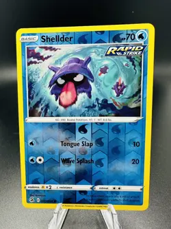 Pokemon TCG - Reverse Holo Shellder 50/264 - Fusion Strike 2021 - Image 1