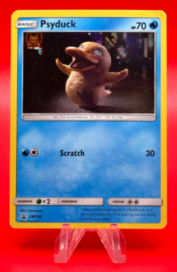 Pokemon Psyduck Cosmos Holo Black Star Promo SM199 MP - Image 1