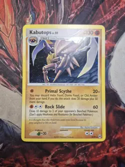 Arceus 4/99 Pokemon TCG Kabutops Holo Rare Platinum LP - Image 1