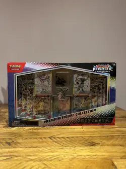 Pokemon TCG: Prismatic Premium Figure Collection - New - READ DESC SMALL DAMAGE - Image 1