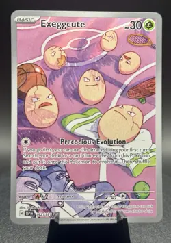 Exeggcute 192/191 IR Scarlet & Violet Illustration Rare Pokemon Card NM/M - Image 1