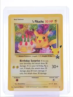 HAPPY BIRTHDAY PIKACHU 2021 POKEMON CELEBRATIONS CLASSIC COMMON 24 Q1048 - Image 1