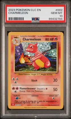 2023 PSA 10 POKEMON CLASSIC COLLECTION HOLO CHARMELEON 🔥 - Image 1