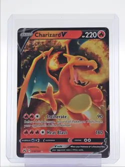 CHARIZARD V 2023 POKEMON SWSH CROWN ZENITH ULTRA RARE 018/159 Q1048 - Image 1