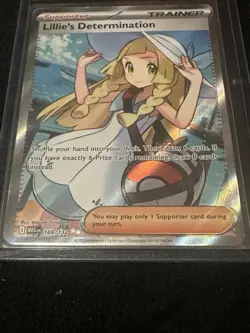 Pokemon Lillie’s Determination 169/132 Illustration Rare Holo Card Mega Evo Mint - Image 2