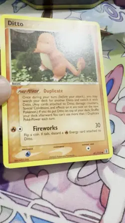 Pokemon TCG Ditto (Charmander) Regular Common EX Delta Species 61/113 - Image 2