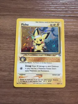 Pokemon TCG Neo Genesis Unlimited Pichu 12/111 (MP) - Image 1